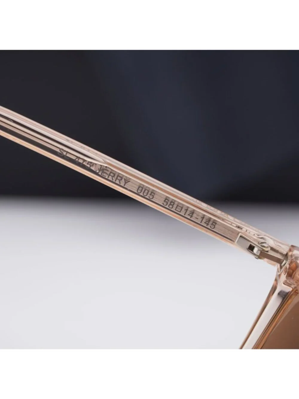 Saint Laurent SL475JERRY 005 Geometric Sunglasses - Nude / Brown